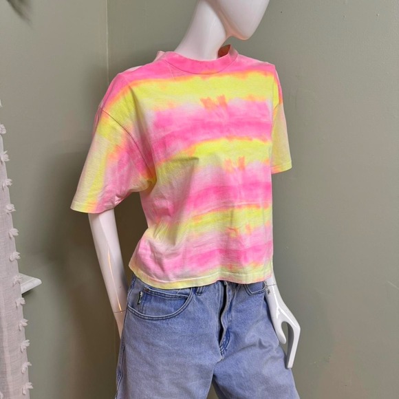 American Vintage Tops - Vintage 80s 90s Freeze Tie-Dye Single Stitch Tee – OSFA‎